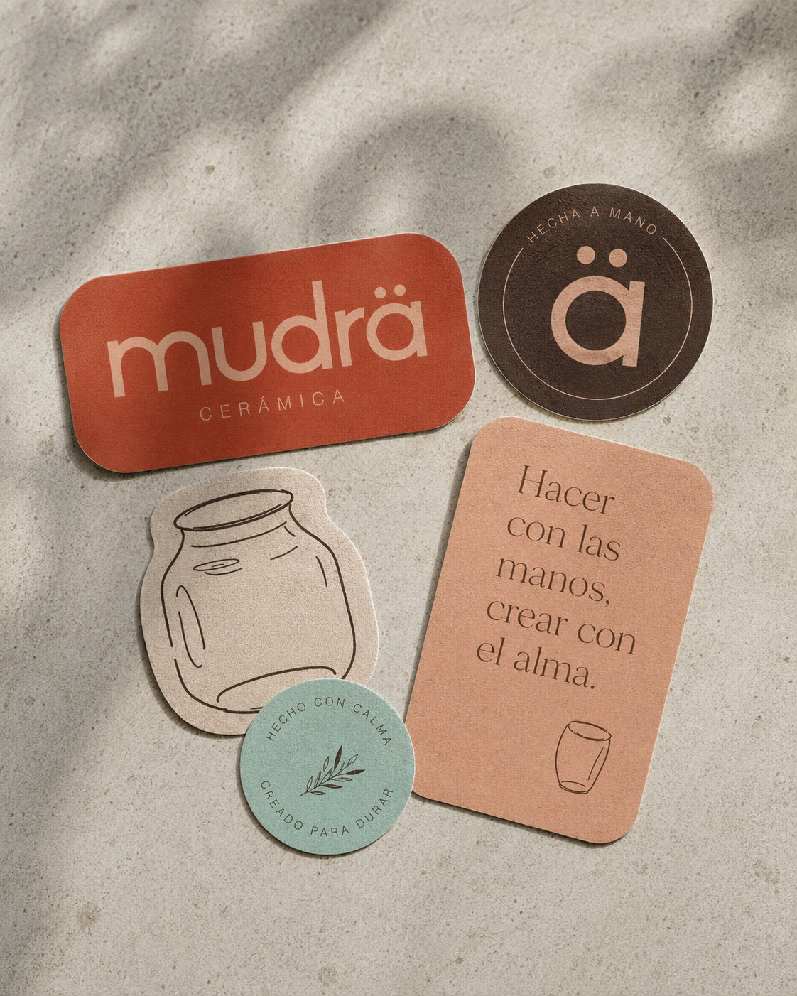 Mudra ceramics stickers